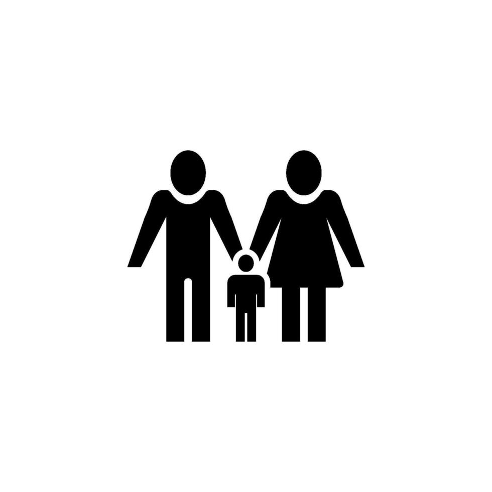 familia icono vector diseño plantillas sencillo