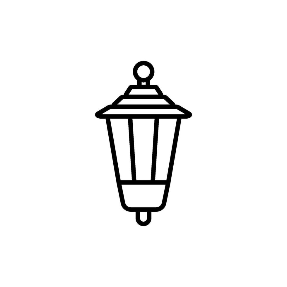 garden lamp icon vector design templates simple