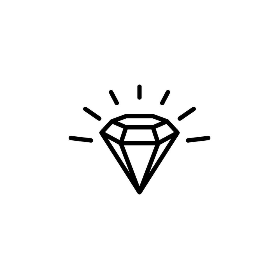 diamante de moda icono vector diseño plantillas sencillo