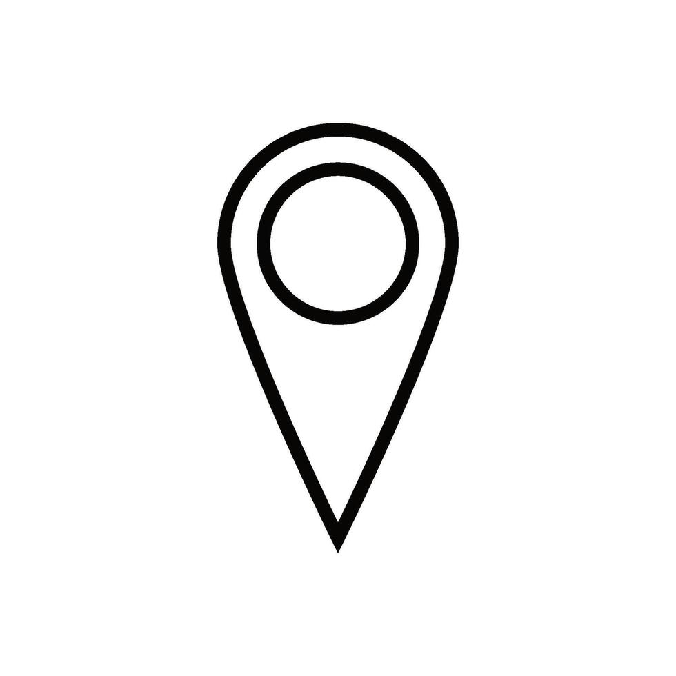 location  map pin icon vector design template