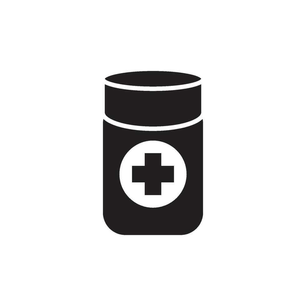 bottle pill icon vector design templates