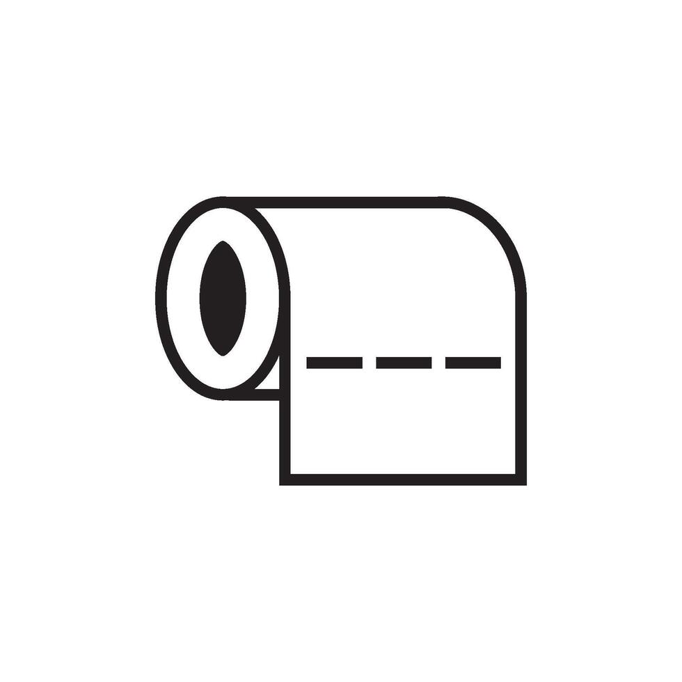 toilet tissue icon vector design templates