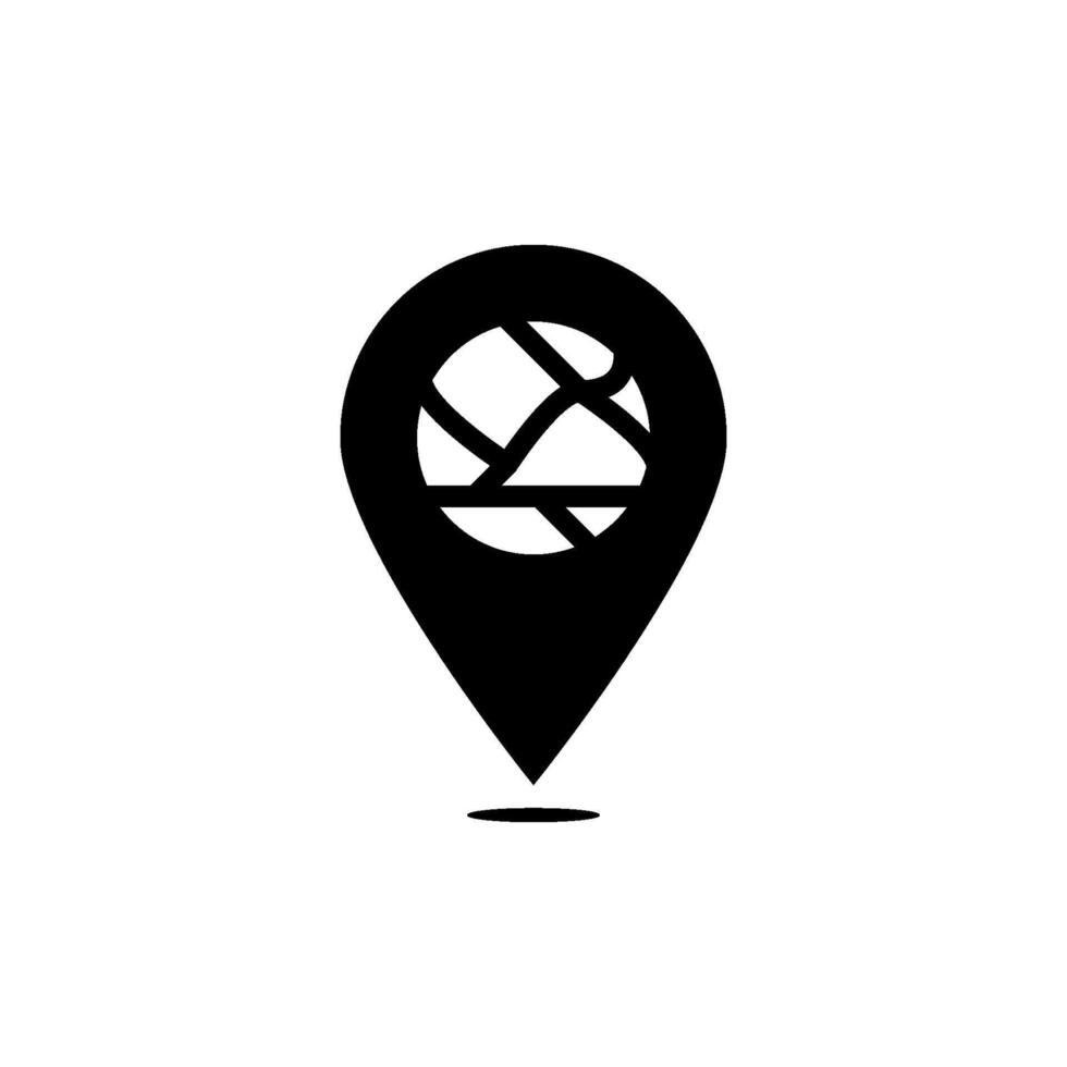 pin location icon design templates vector