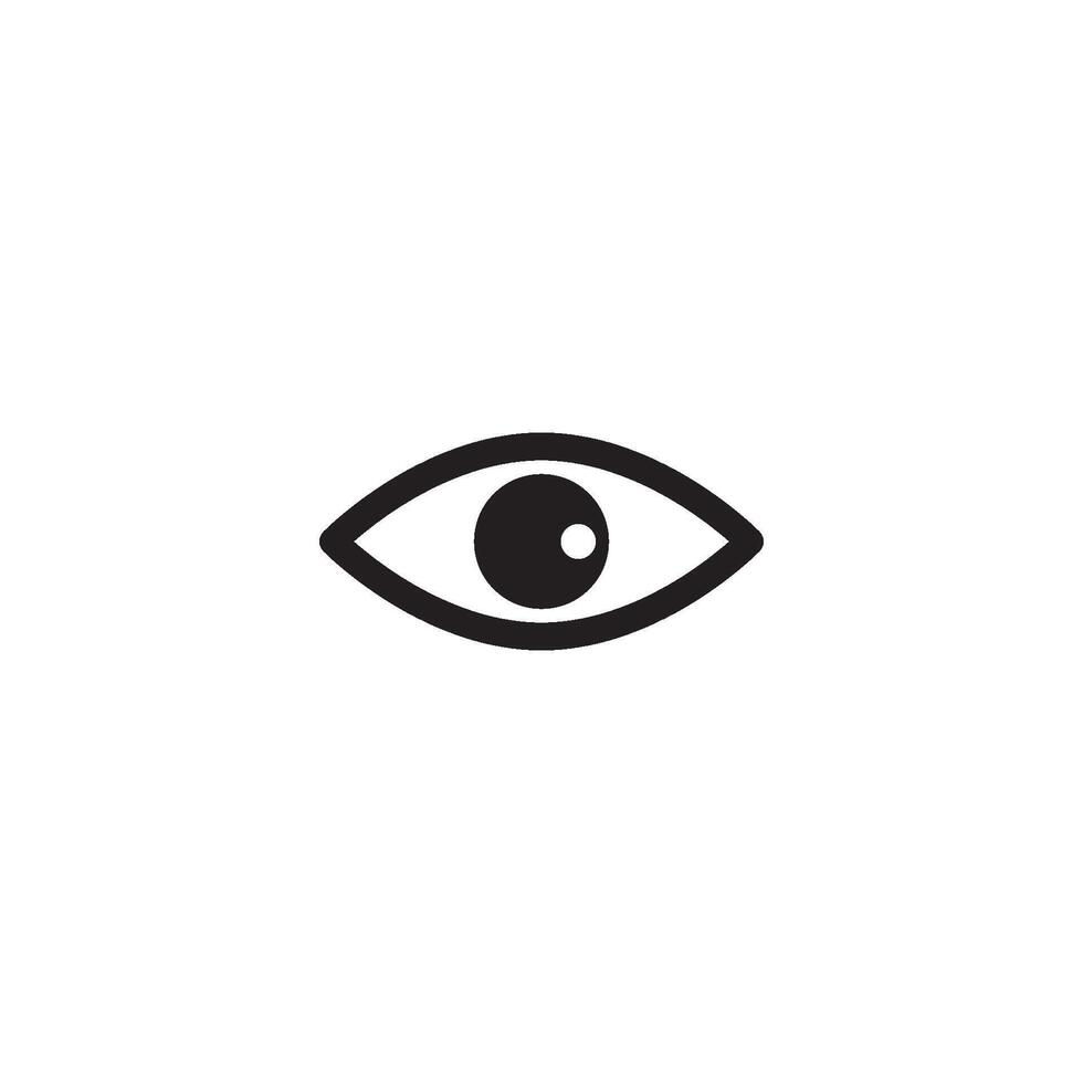 plantilla de diseño de vector de icono de ojo