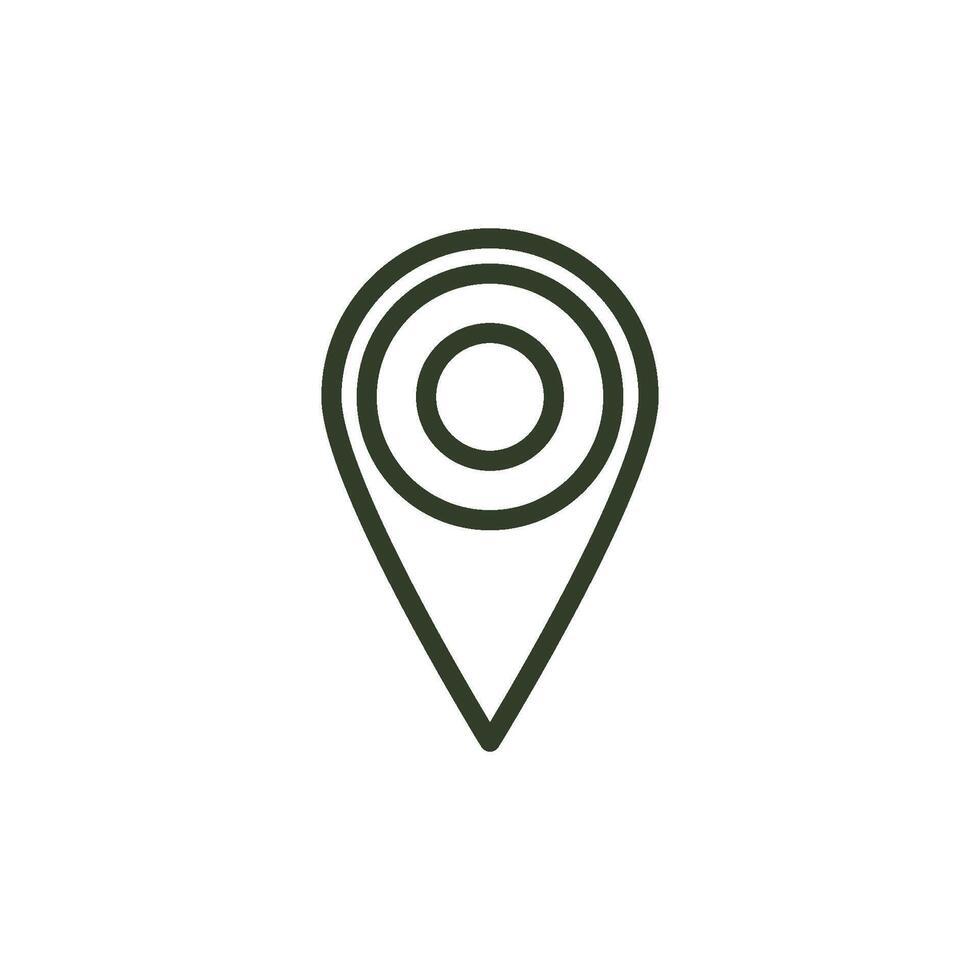 location  map pin icon vector design template