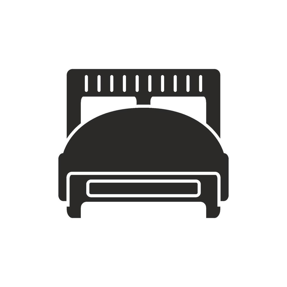 doble cama icono vector diseño modelo