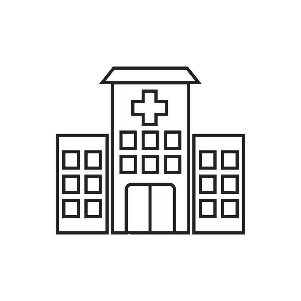 hospital icon vector design template