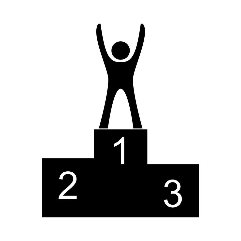 podium icon vector design template