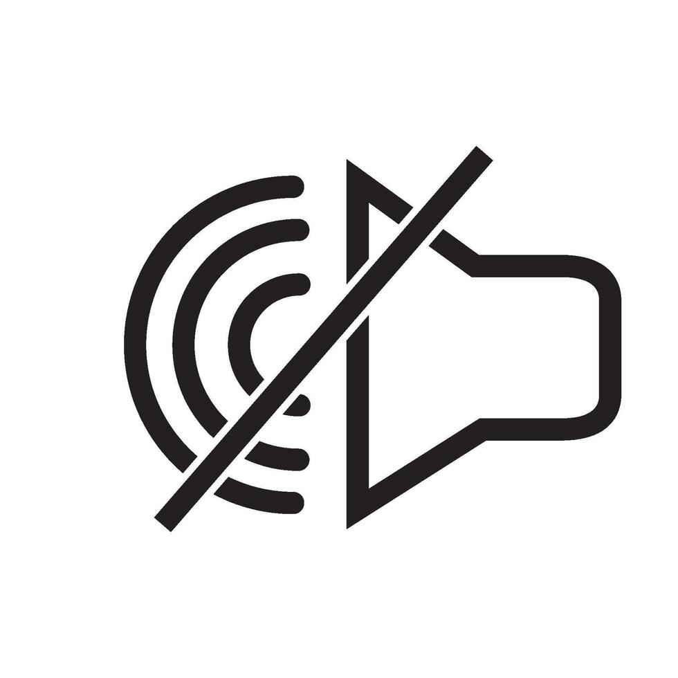 sound wave and speaker icon vector design template