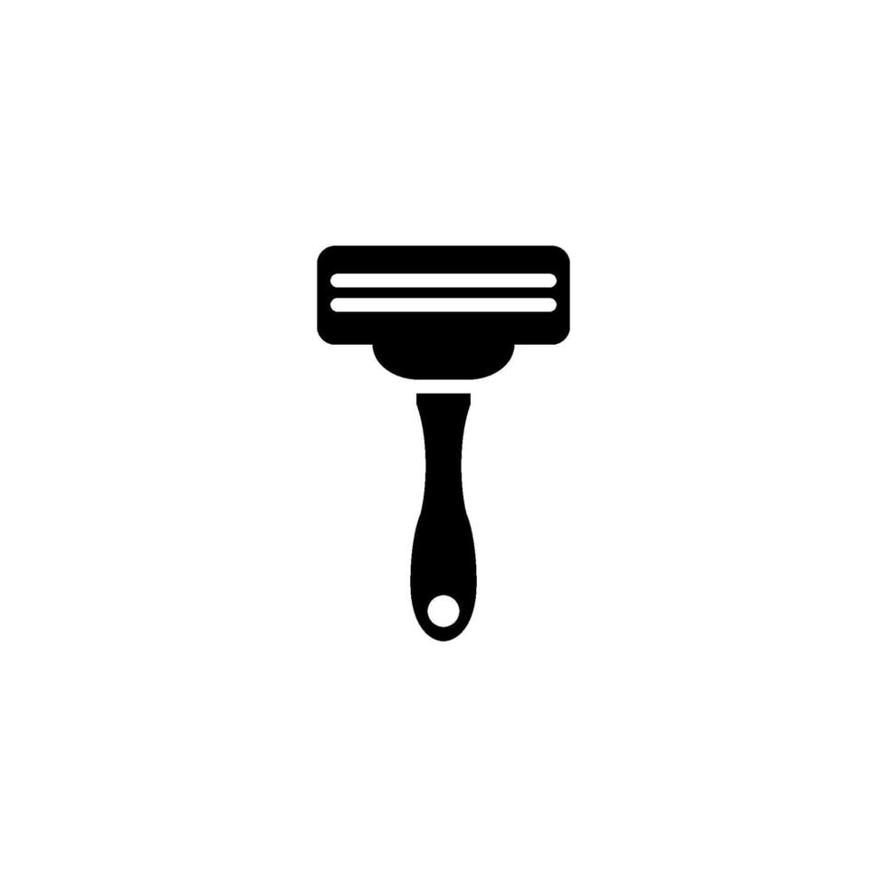 maquinilla de afeitar espada icono vector diseño modelo