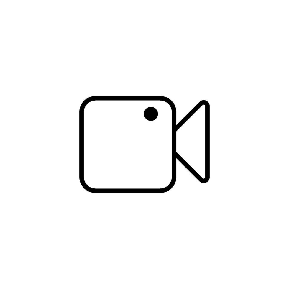 plantillas de diseño de vectores de iconos de vídeo