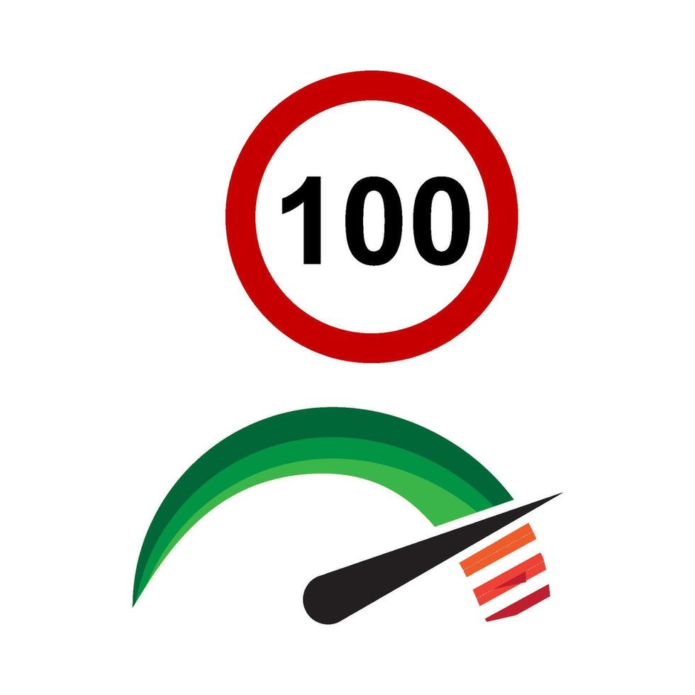 maximum speed icon vector design template