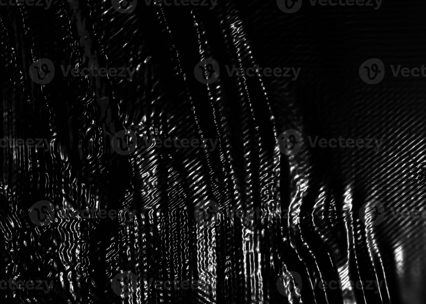 Transparent wrinkled plastic photo