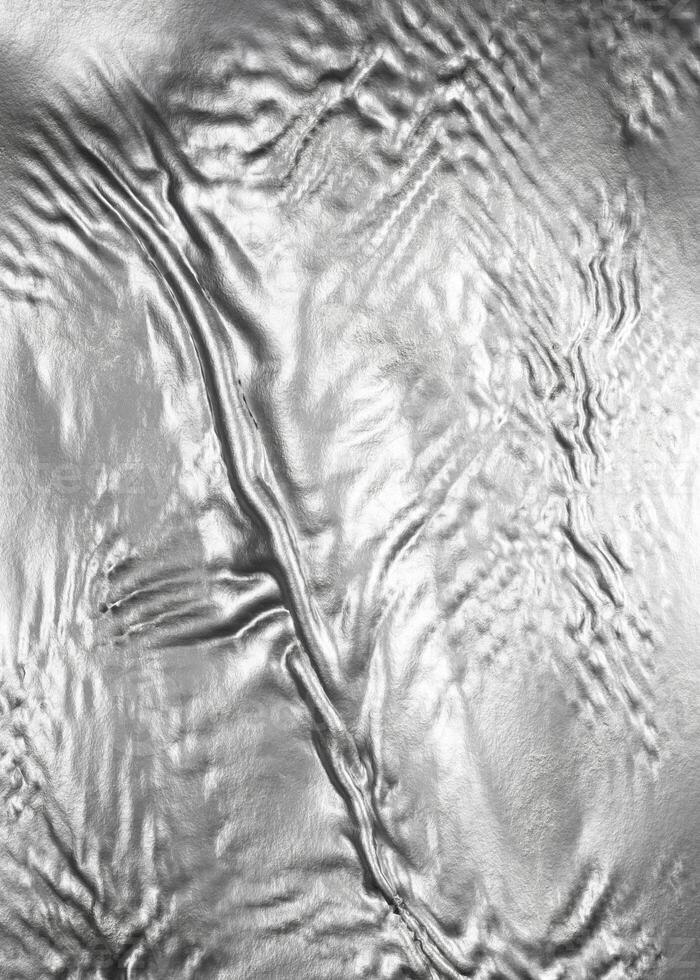 Aluminum foil texture background photo