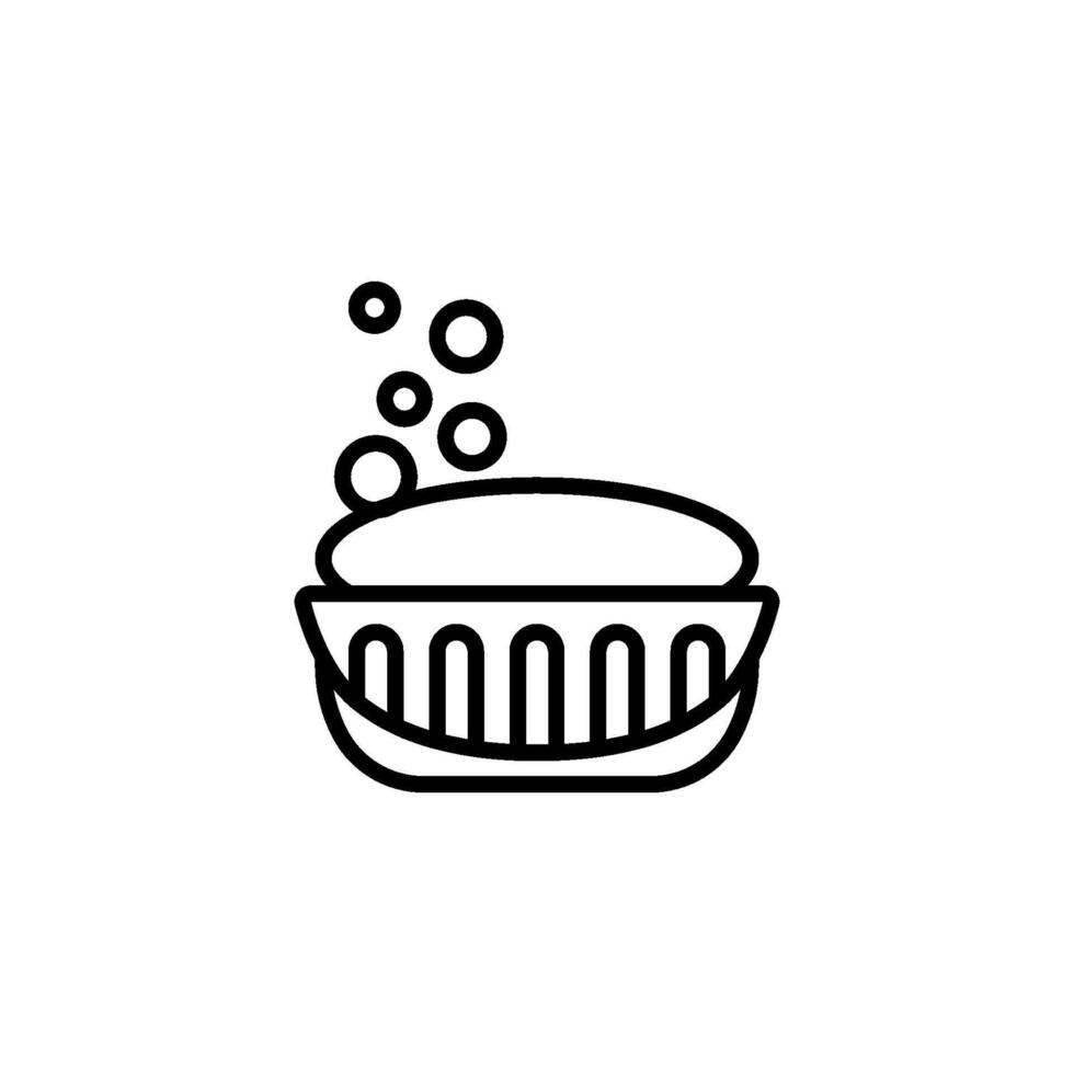 soap dish icon vector design templates