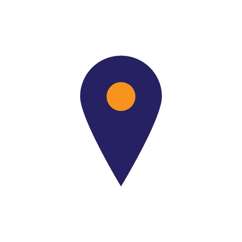 location  map pin icon vector design template
