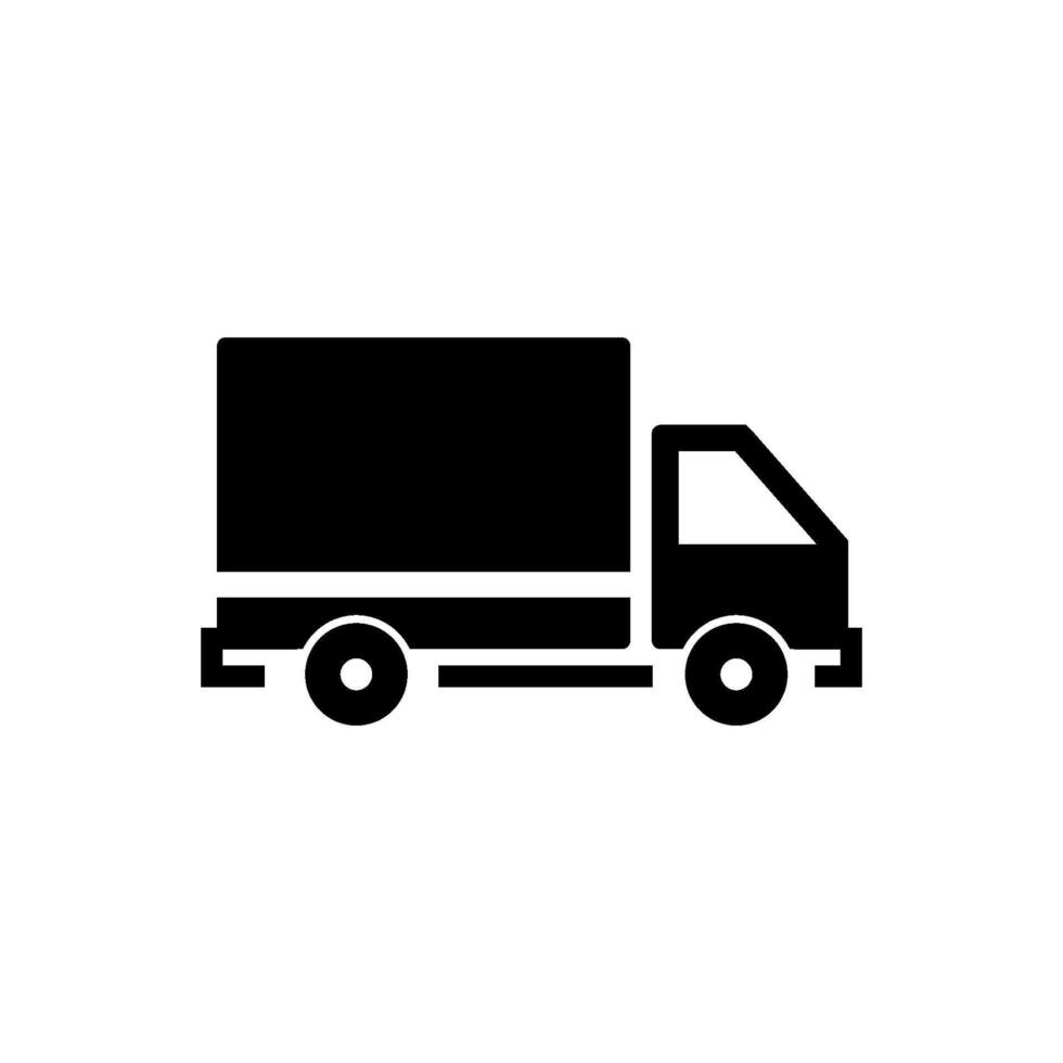 rápido Envío entrega camión icono vector diseño plantillas