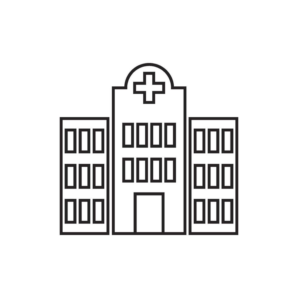 hospital icon vector design template