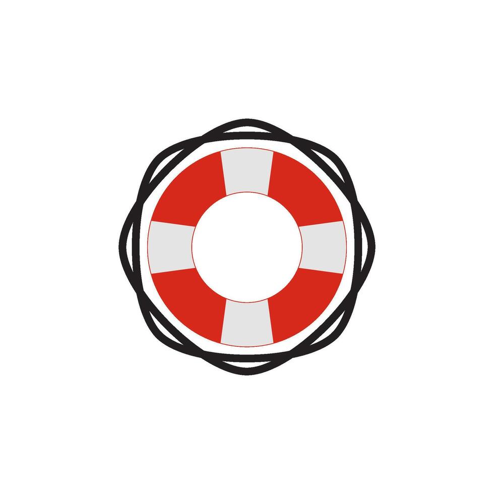lifebuoy icon vector design template