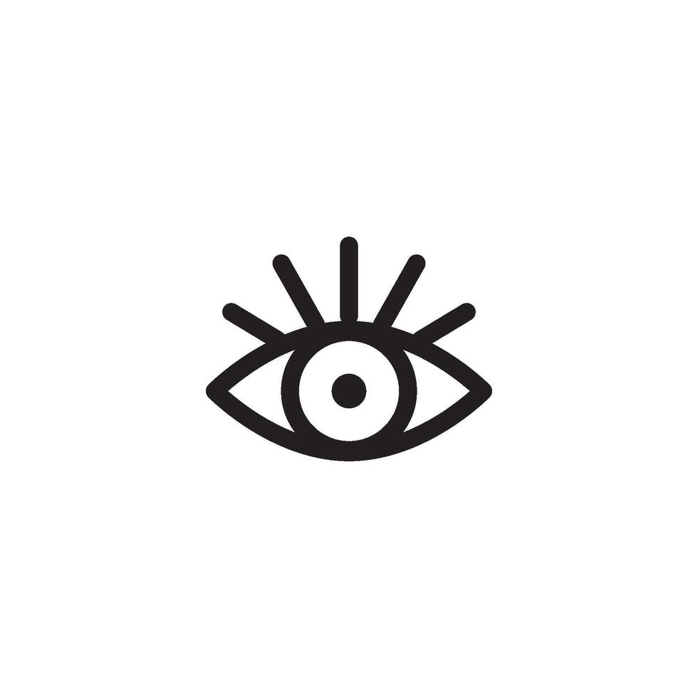 plantilla de diseño de vector de icono de ojo