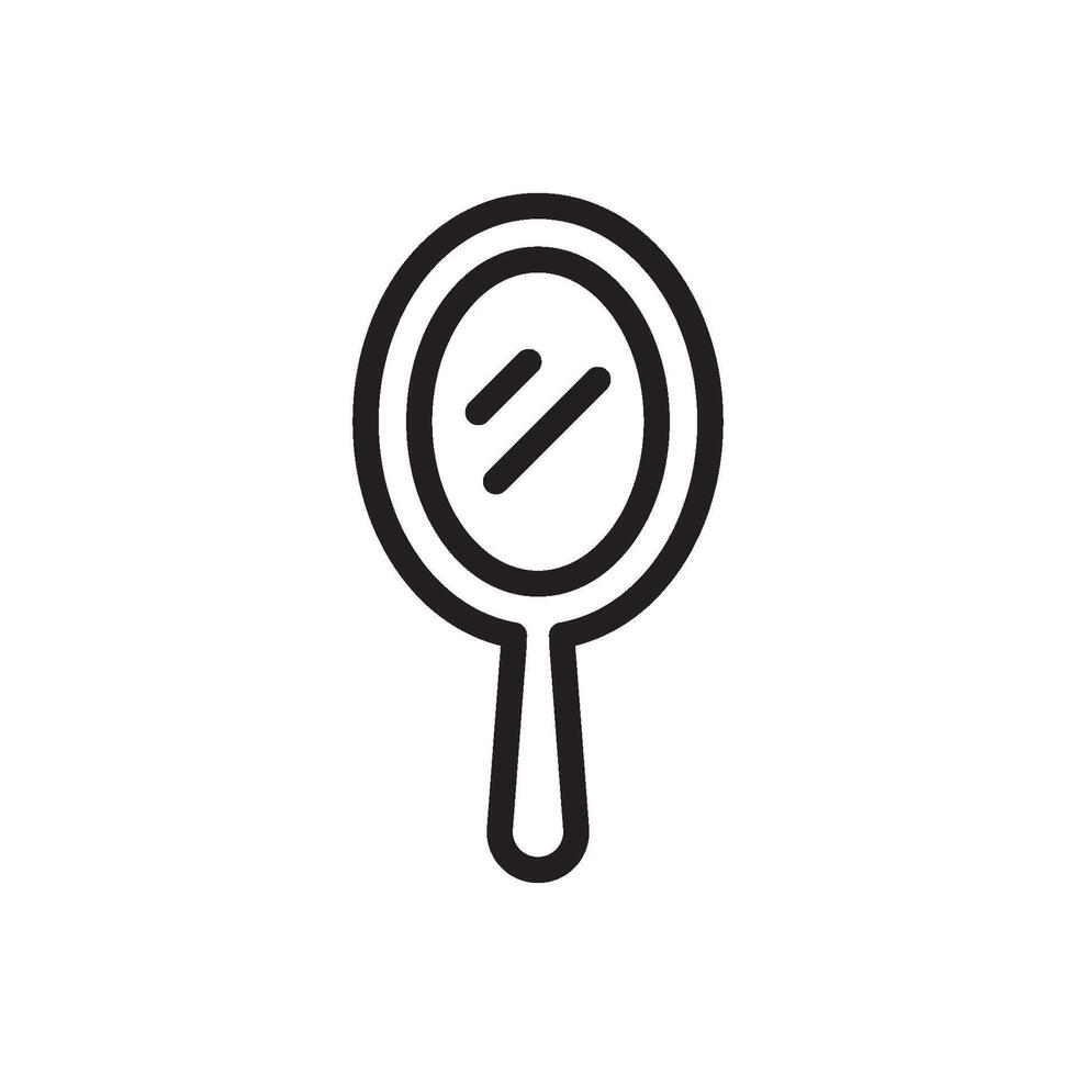 mirror icon vector design template