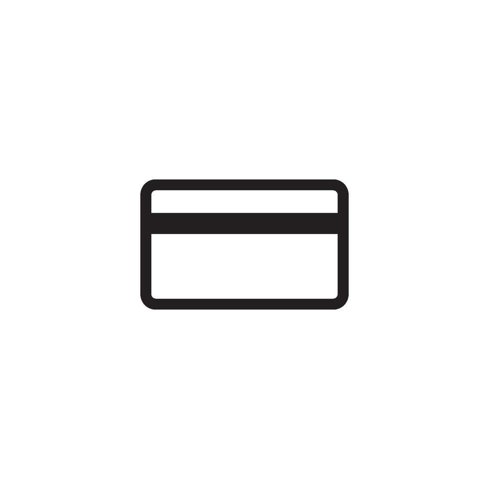 credit card icon vector design template