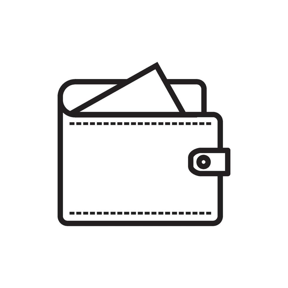 wallet icon vector design templates