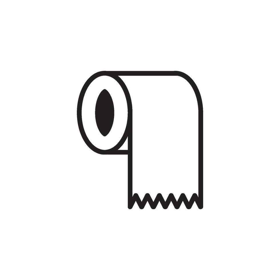 toilet tissue icon vector design templates
