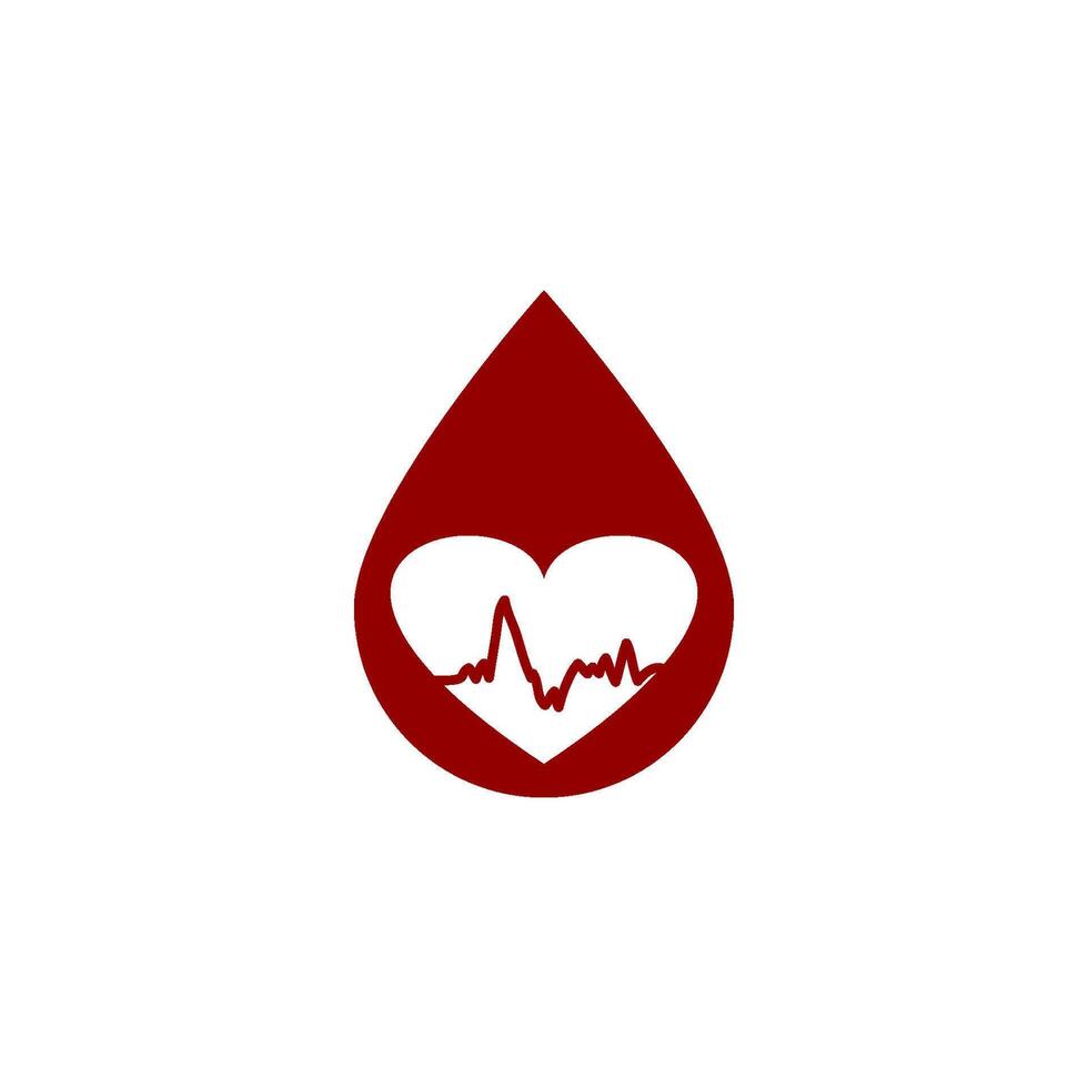 sangre icono vector diseño modelo