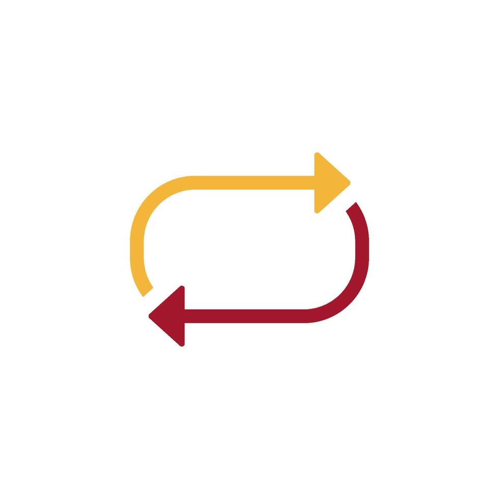 repeat icon design vector template