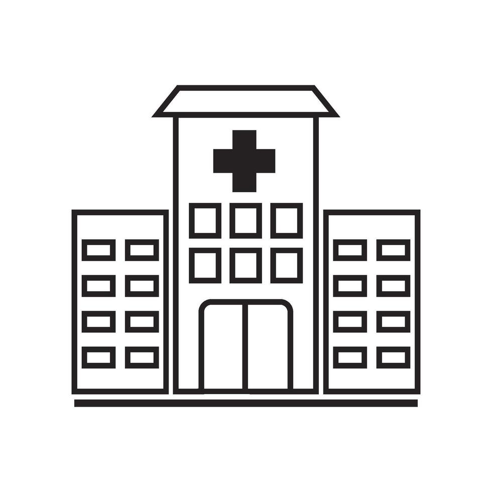 hospital icon vector design template