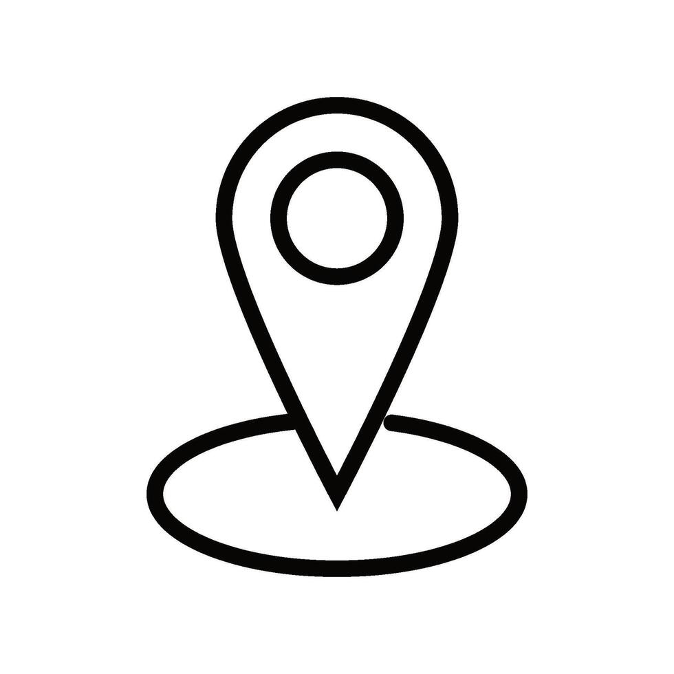 location  map pin icon vector design template