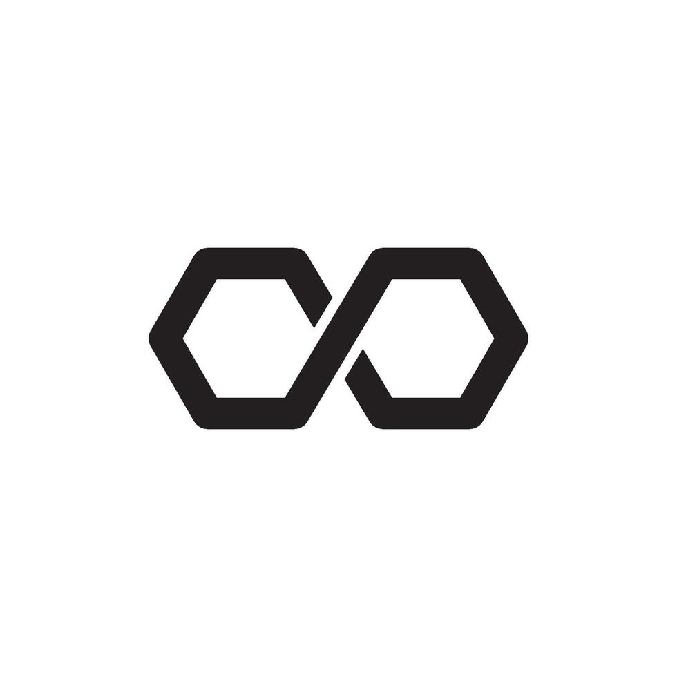 infinity icon vector design template