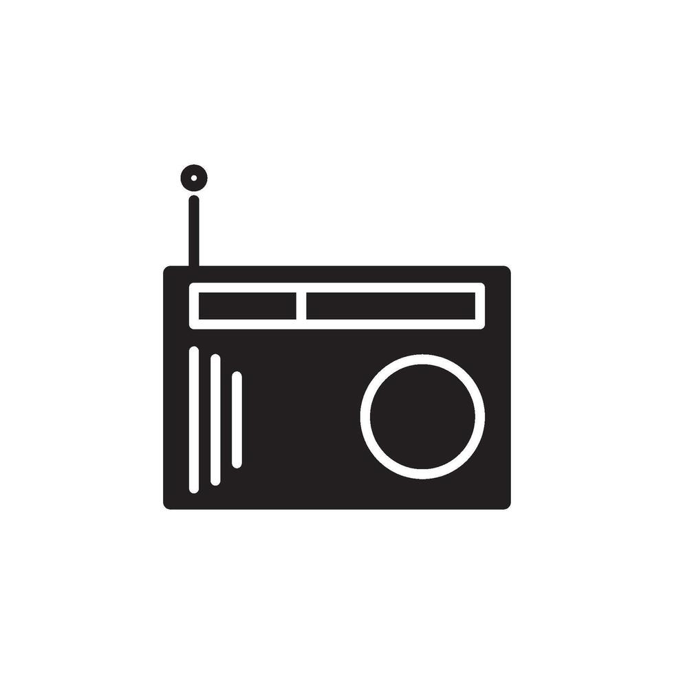 radio icon vector design templates