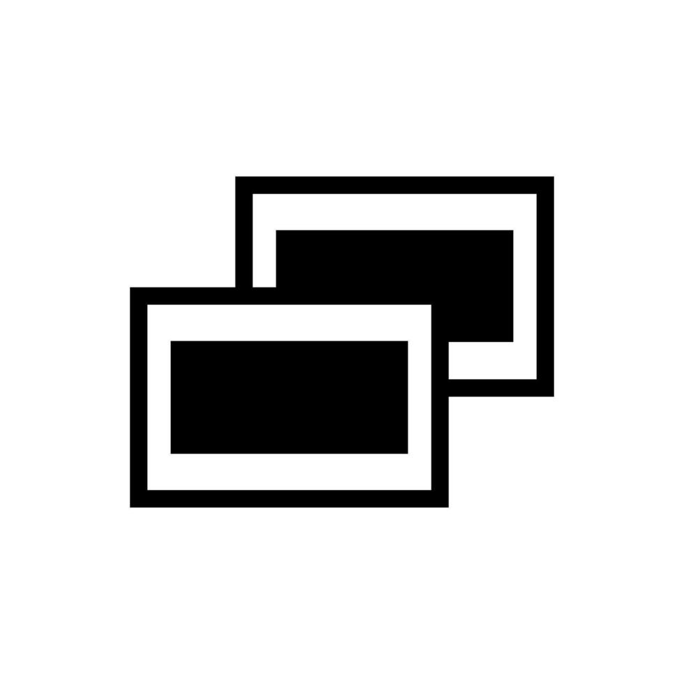 restore down icon vector design template