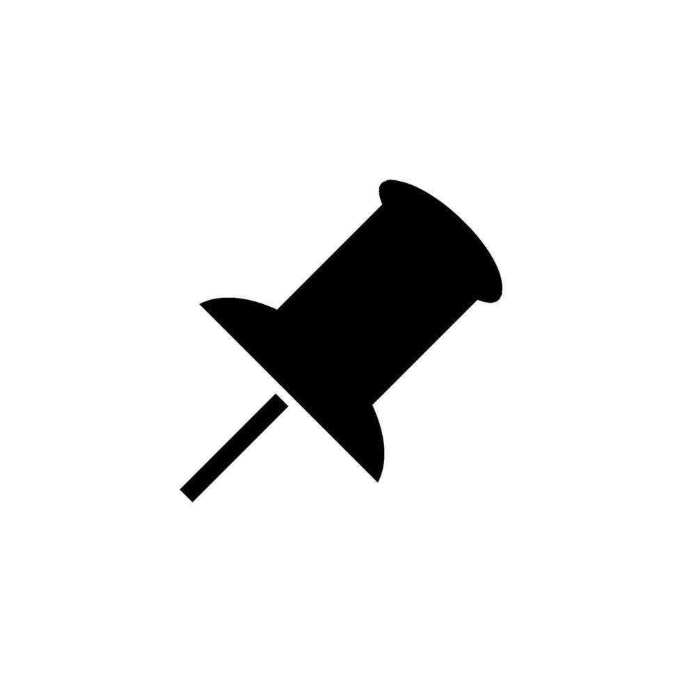 Push pin icon vector design template