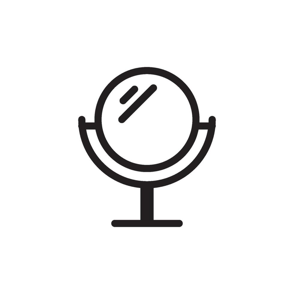 mirror icon vector design template