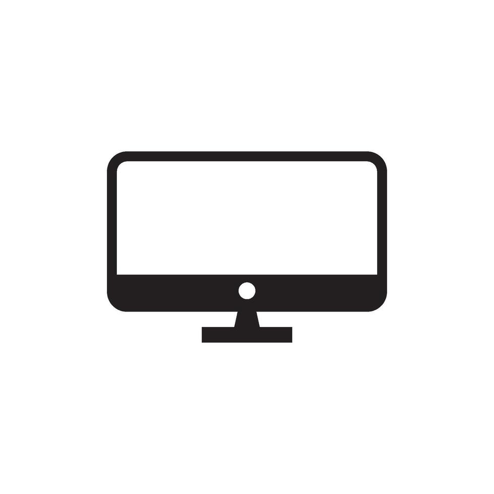 monitor  icon vector design template