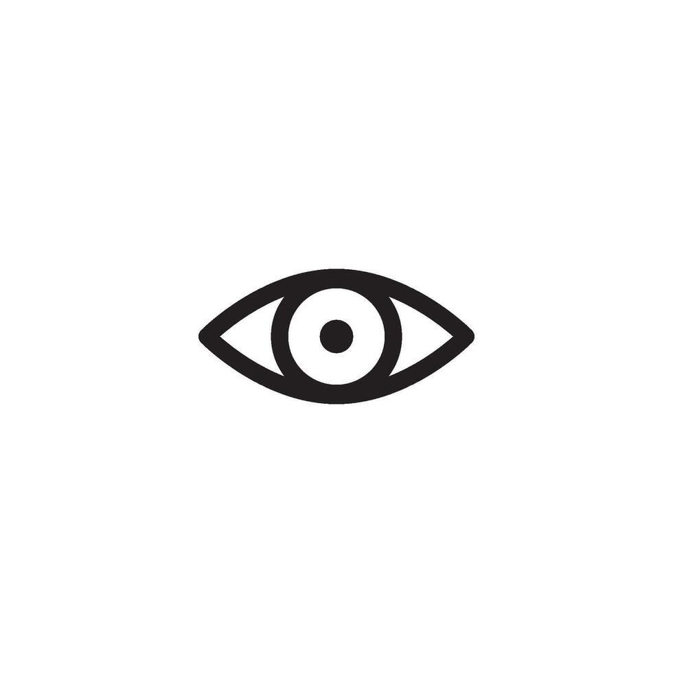 eye icon vector design template