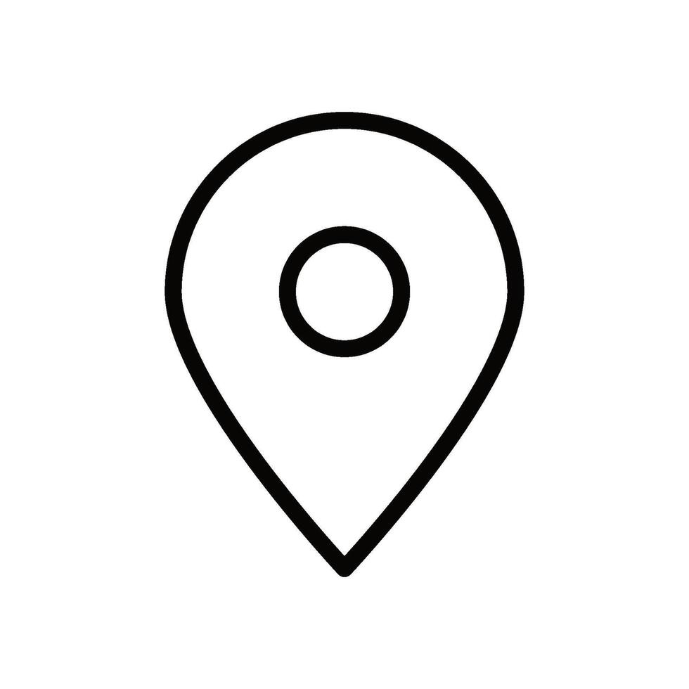 location  map pin icon vector design template