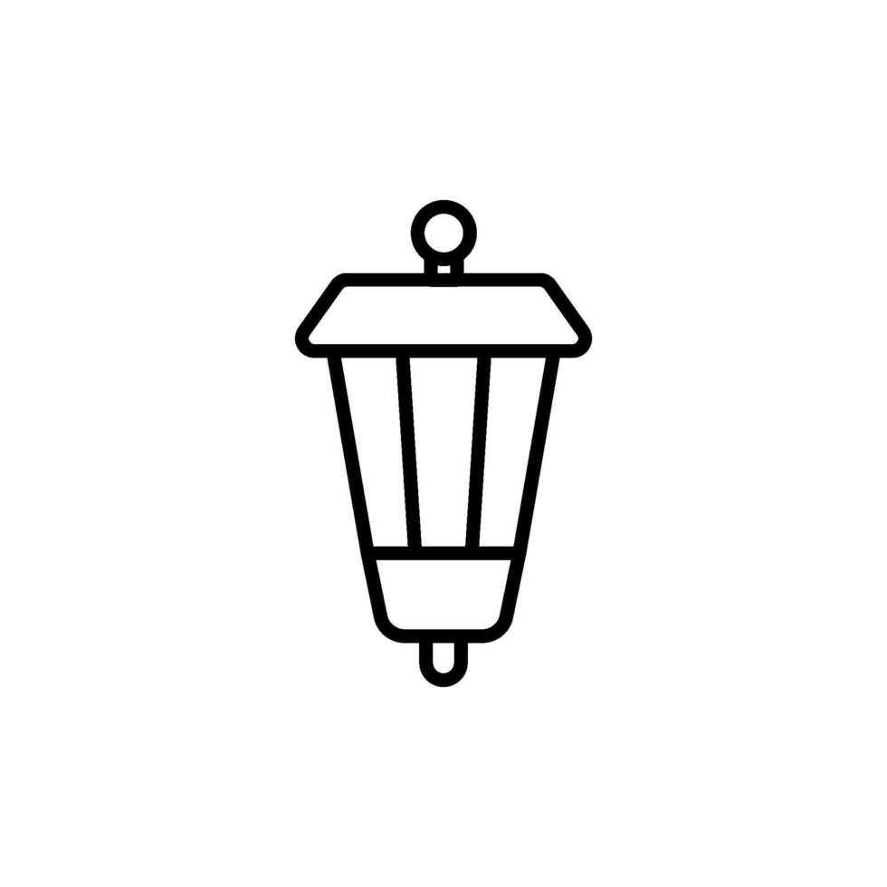 garden lamp icon vector design templates simple