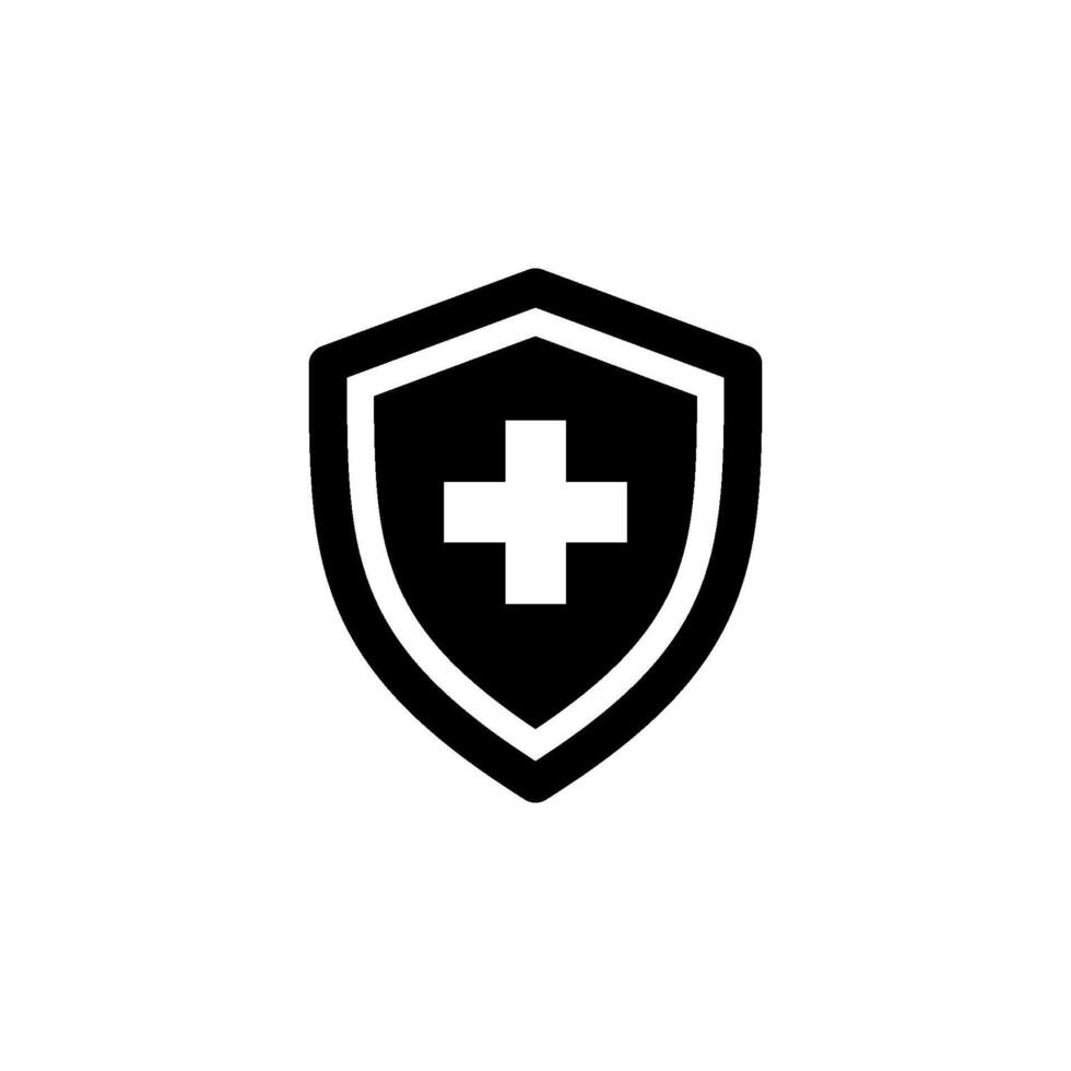 Protection shield Icon Vector Design Template