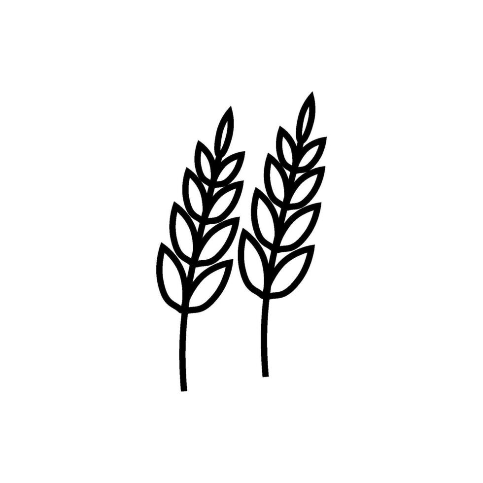 wheat icon vector design templates