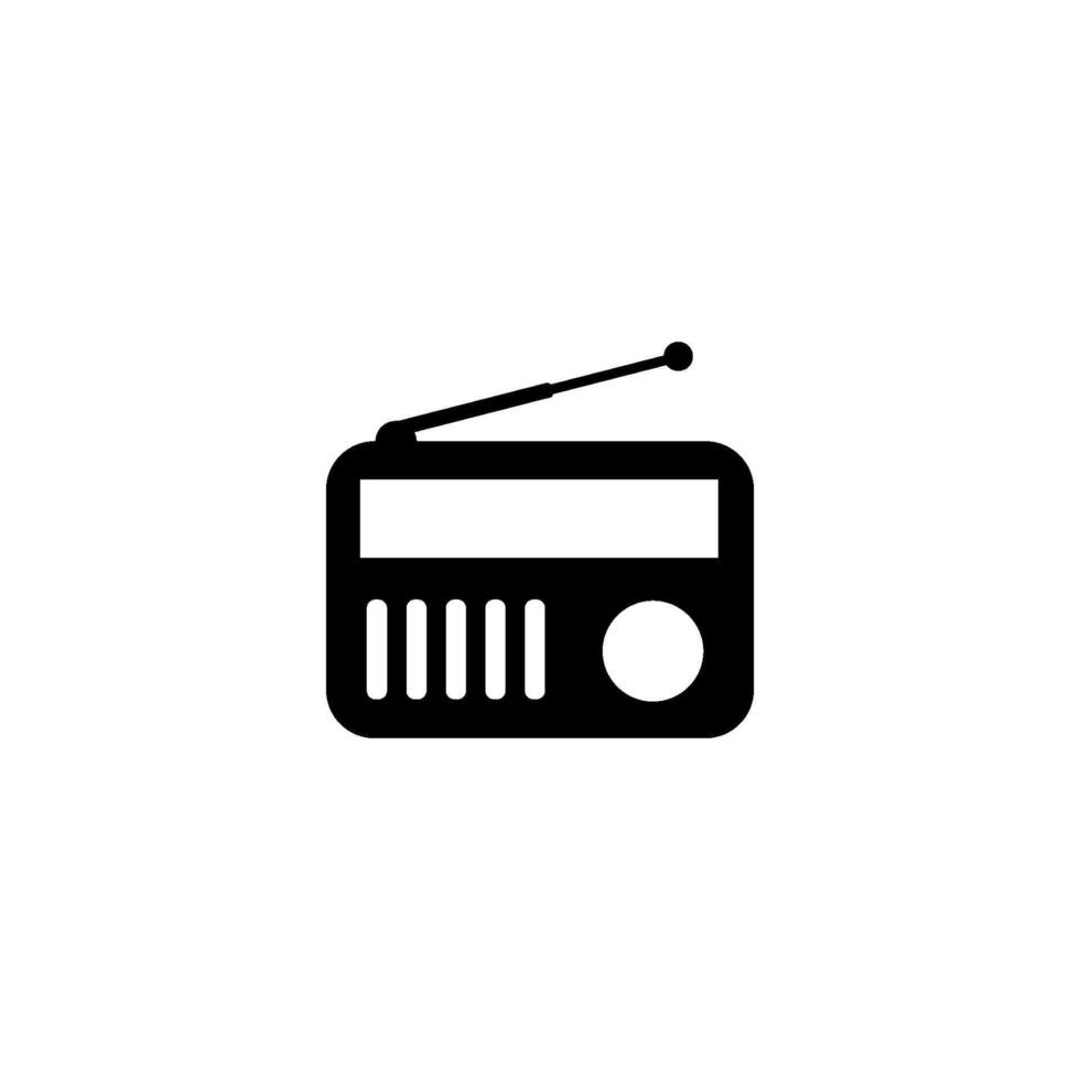 radio icon vector design template