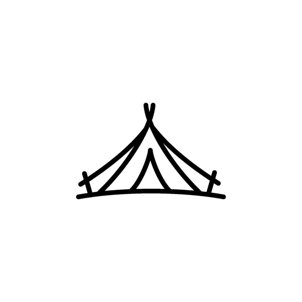 tent icon vector design templates