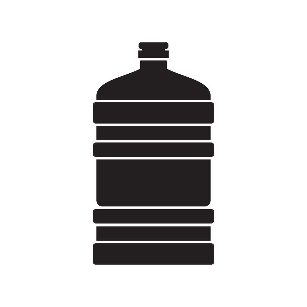 gallons and  bottle icon vector design template