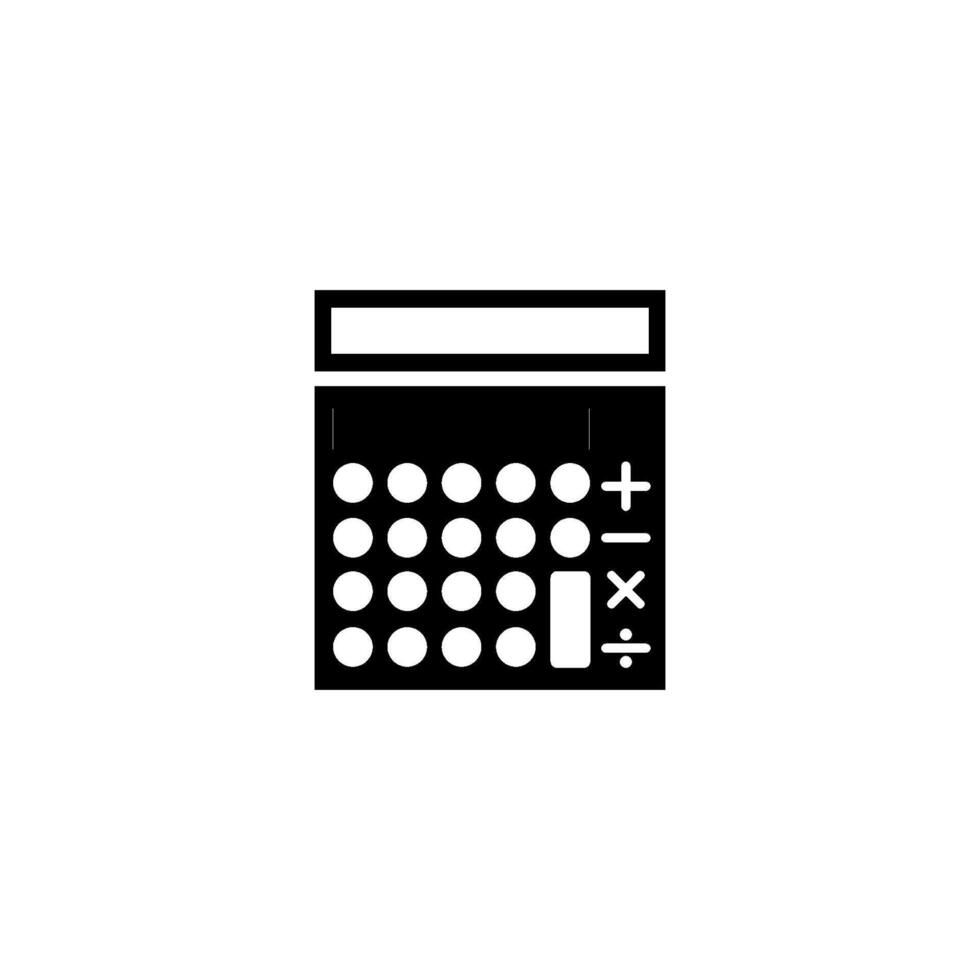 calculator  icon vector design template