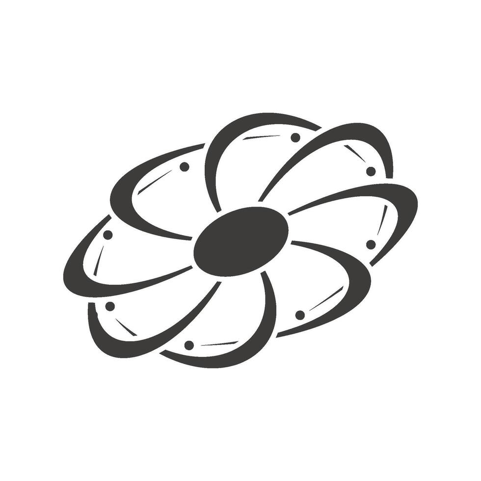 galaxy planet and satellite icon vector design template