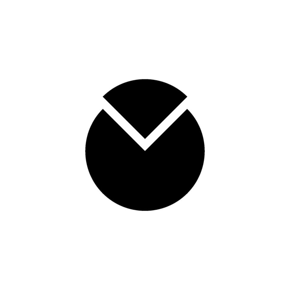 pie chart icon vector design template