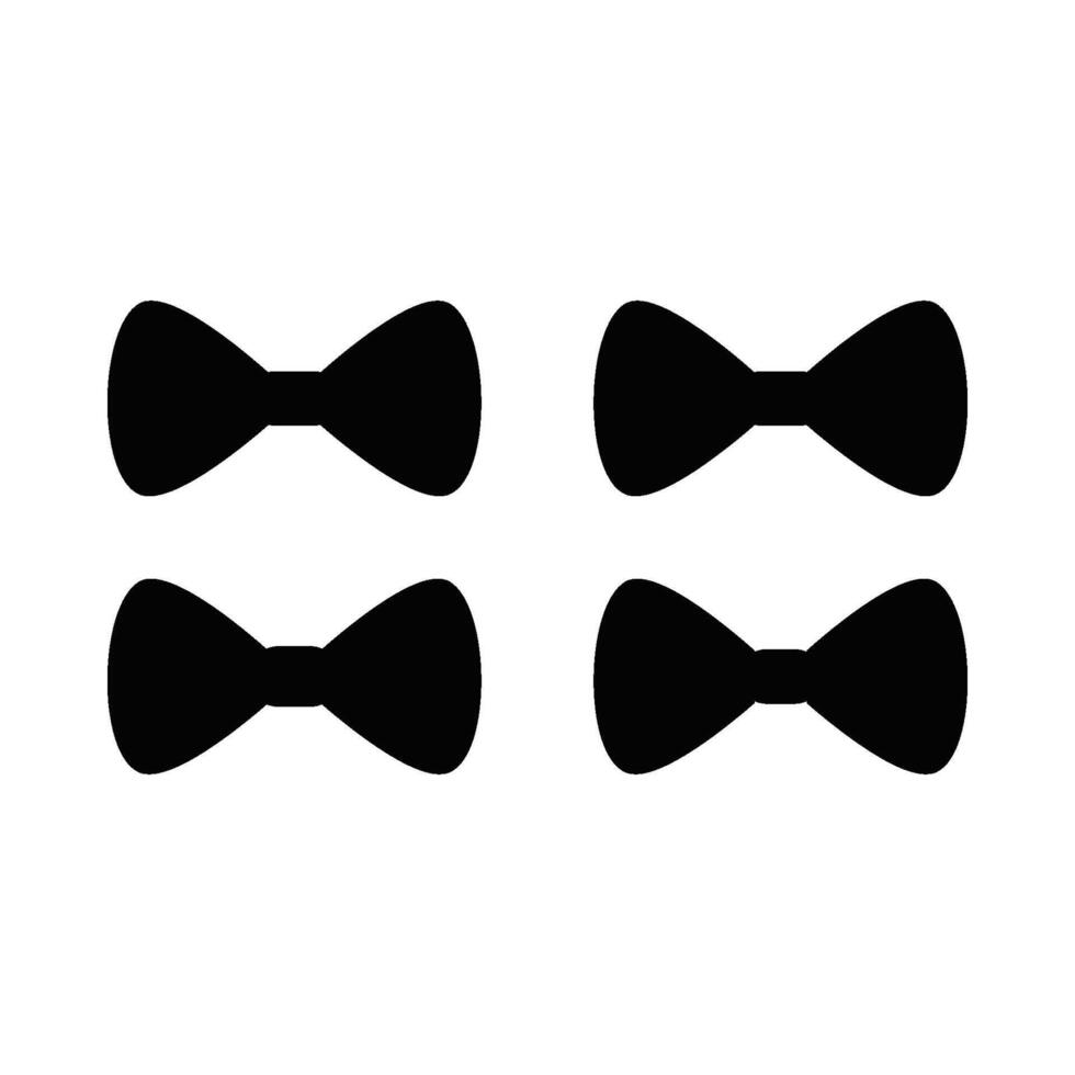 tie of bow tie icon vector design templates